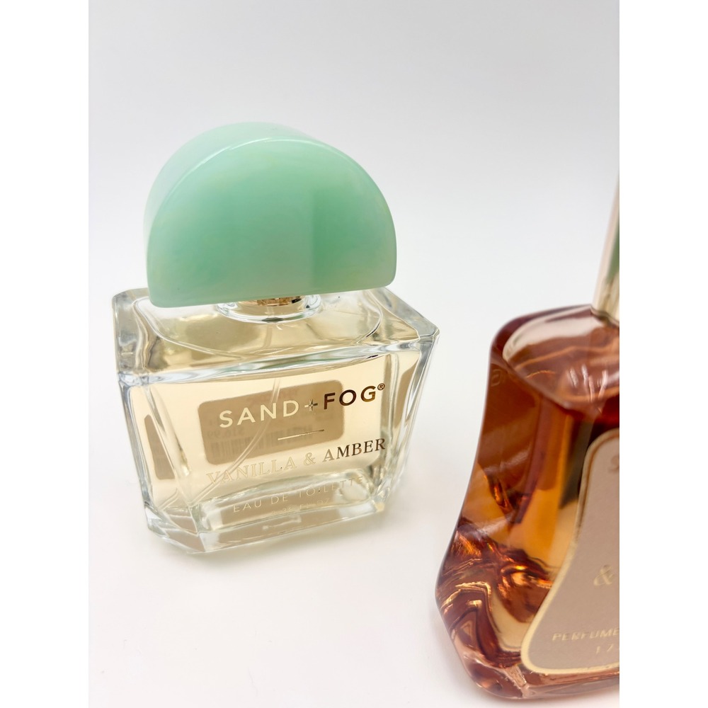 Sand + Fog Vanilla & Amber Fragrance Set Body Wash Perfume Oil Hair Mist 6pc NEW - Picture 2 of 7